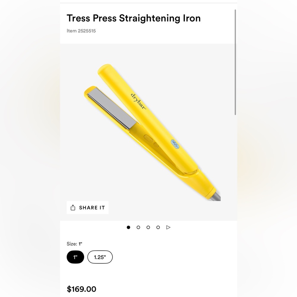 Drybar Tress 1” Straightening Iron